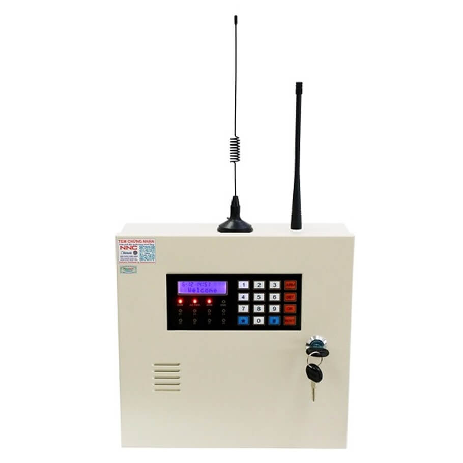 Báo động, báo cháy PSTN+GSM/GPRS 16 vùng KARASSN KS-858G-4G